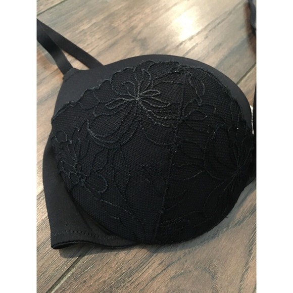 Maidenform Self Expressions Women's Natural Boost Push Up Bras 34C black 3201 - Picture 5 of 12